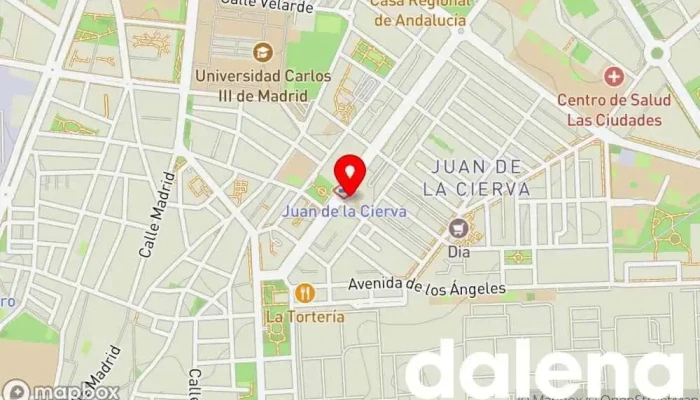 mapa de Mercadito Tienda de alimentación en Getafe