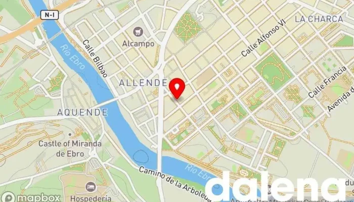 mapa de Mercado Anduva Tienda de alimentación en Miranda de Ebro