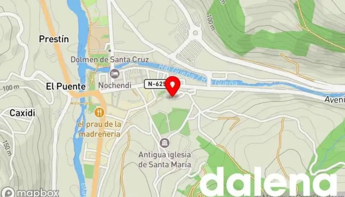mapa de Mercado Dominical Mercado en Cangas de Onís