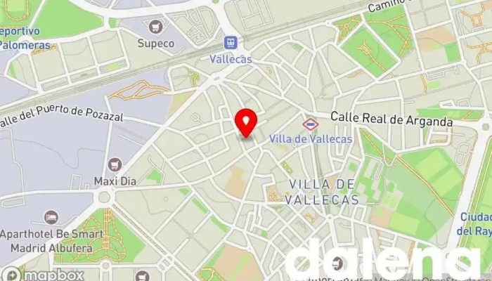 mapa de Mercado Villa de Vallecas Mercado, Panadería, Bar, Carnicería, Cafetería, Pescadería, Frutería, Gimnasio en Madrid