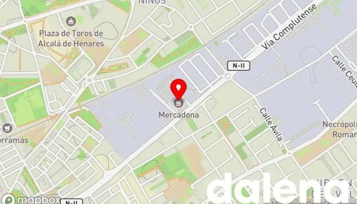 mapa de Mercadona Supermercado en Alcalá de Henares