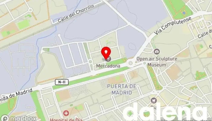 mapa de Mercadona Supermercado en Alcalá de Henares