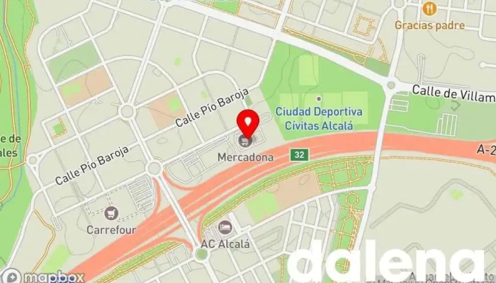 mapa de Mercadona Supermercado en Alcalá de Henares