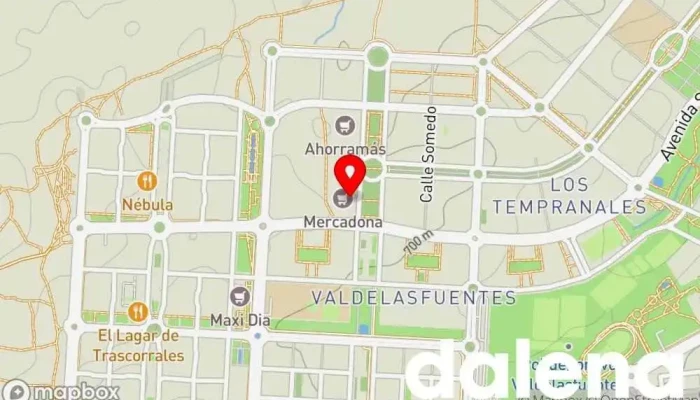 mapa de Mercadona Supermercado en San Sebastián de los Reyes