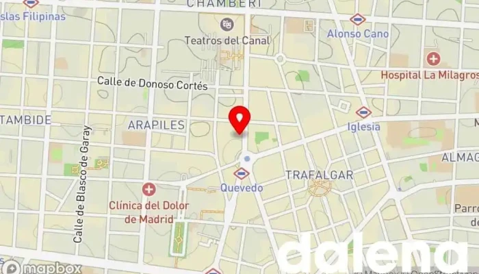 mapa de Mercadona Supermercado en Madrid