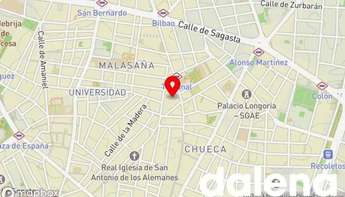 mapa de Mercadona Supermercado en Madrid