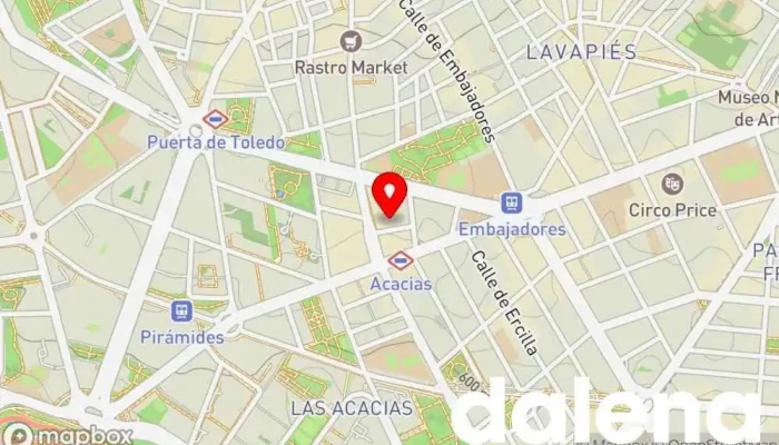 mapa de Mercadona Supermercado en Madrid