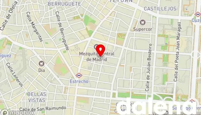 mapa de Mercadona Supermercado en Madrid