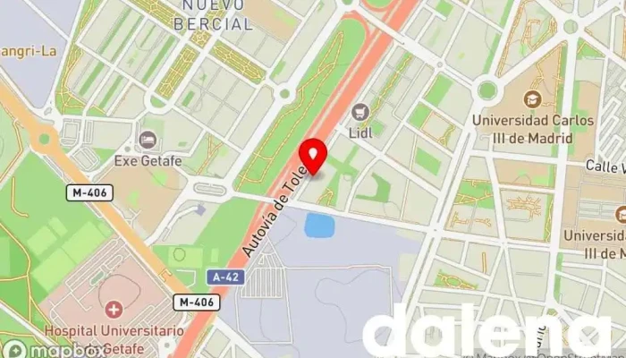 mapa de Mercadona Supermercado en Getafe