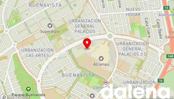 mapa de Mercadona Supermercado en Getafe