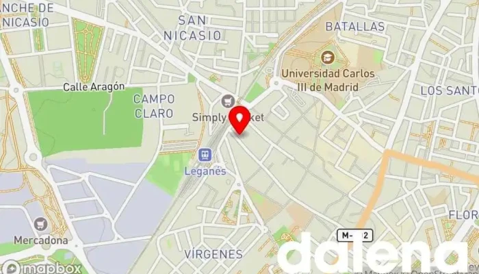 mapa de Mercadona Supermercado en Leganés