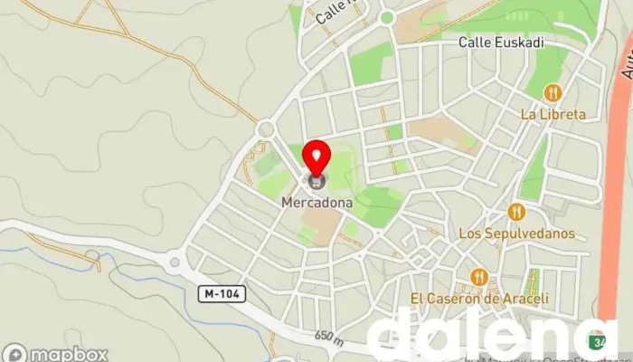 mapa de Mercadona Supermercado en San Agustín del Guadalix