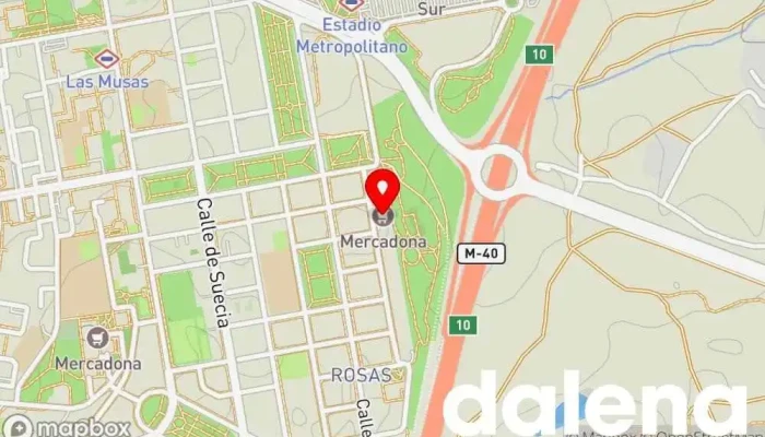 mapa de Mercadona Supermercado en Madrid