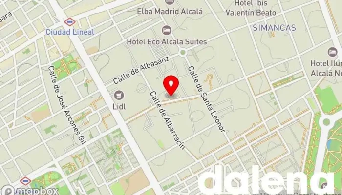mapa de Mercadona Supermercado en Madrid