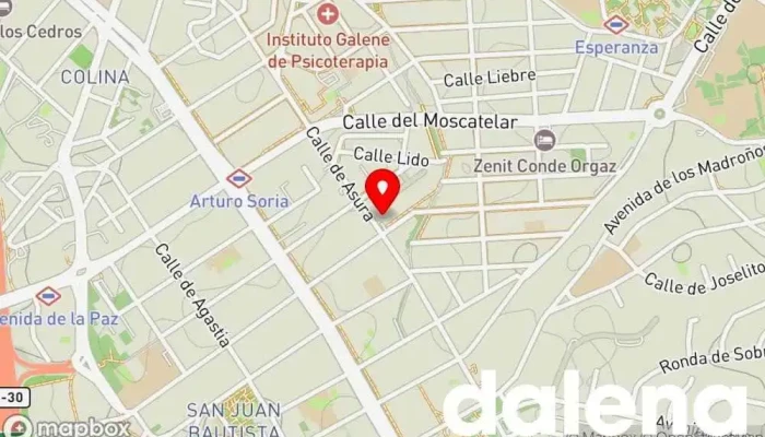 mapa de Mercadona Supermercado en Madrid