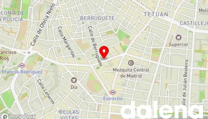 mapa de Mercadona Supermercado en Madrid