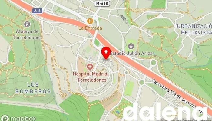 mapa de Mercadona Supermercado en Torrelodones