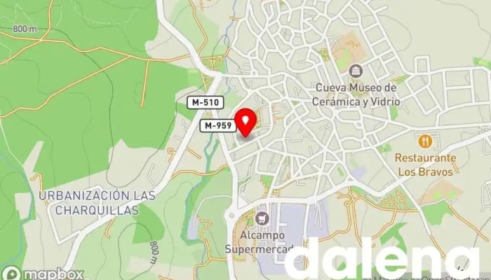 mapa de Mercadona Supermercado en Valdemorillo