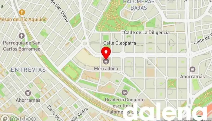 mapa de Mercadona Supermercado en Madrid
