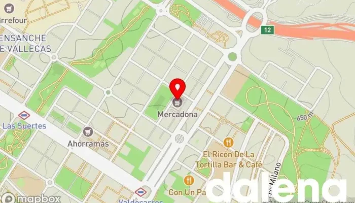 mapa de Mercadona Supermercado en Madrid