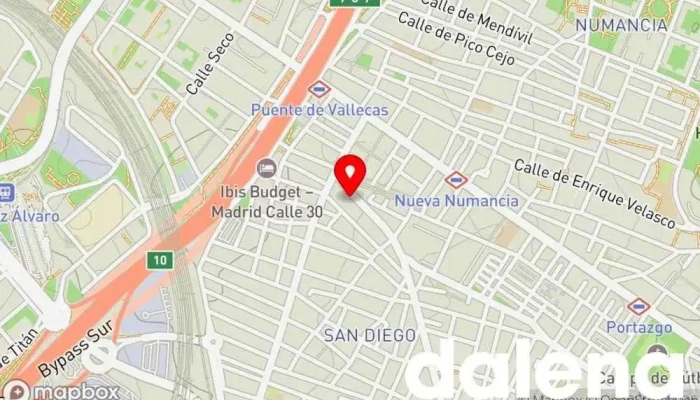 mapa de Mercadona Supermercado en Madrid