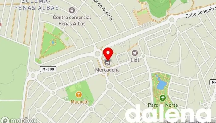 mapa de Mercadona Supermercado en Madrid