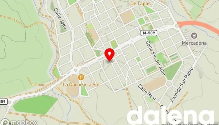 mapa de M.H. Hermanos Supermercado en Villanueva del Pardillo