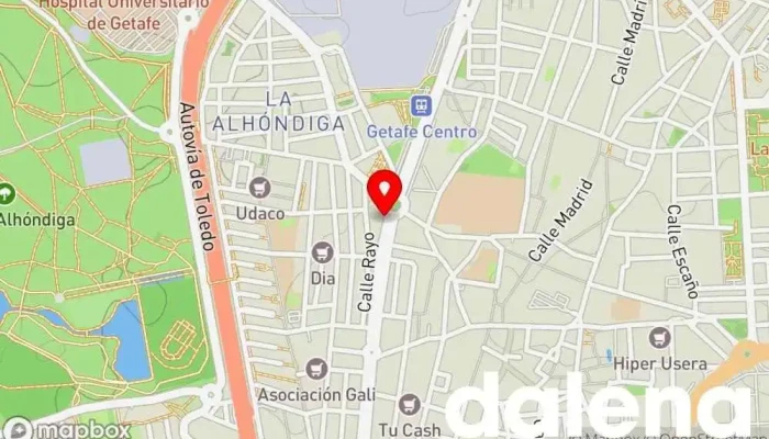 mapa de Mi Alcampo Supermercado, Tienda de artículos para bebés, Panadería, Carnicería, Tienda de cosméticos, Pescadería, Mercado de alimentos frescos, Frutería, Tienda de artículos para el hogar, Tienda de productos para mascotas en Getafe