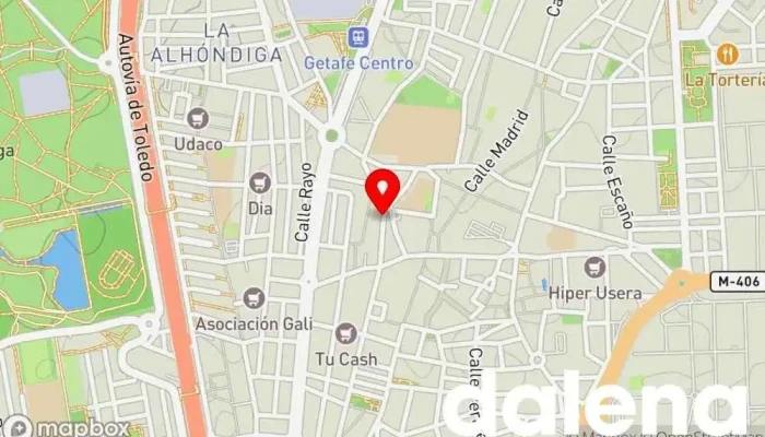 mapa de Mini Super Supermercado de descuentos en Getafe