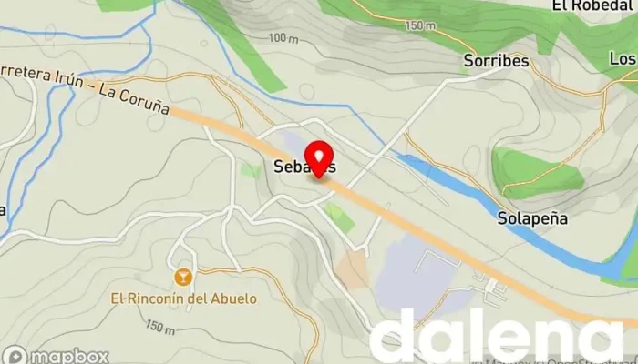 mapa de minymas tiendas Supermercado en Sebares