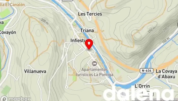 mapa de minymas tiendas Supermercado en Infiesto