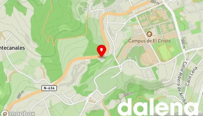 mapa de Moutas Área Gourmet. Tienda de vinos, Tienda de delicatessen en Oviedo
