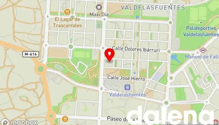 mapa de M&RDreams Peluquería en Alcobendas