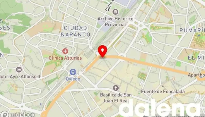 mapa de OXFAM INTERMON COMERCIO JUSTO COMERCIO RESPONSABLE Asociación u organización, Herbolario, Tienda de alimentos naturales, Organización no gubernamental, Organización sin ánimo de lucro, Tienda de regalos, Comercio, Organización de voluntariado en Oviedo