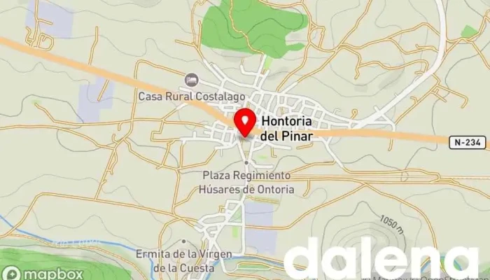 mapa de Panadería Supermercado Panadería en Hontoria del Pinar