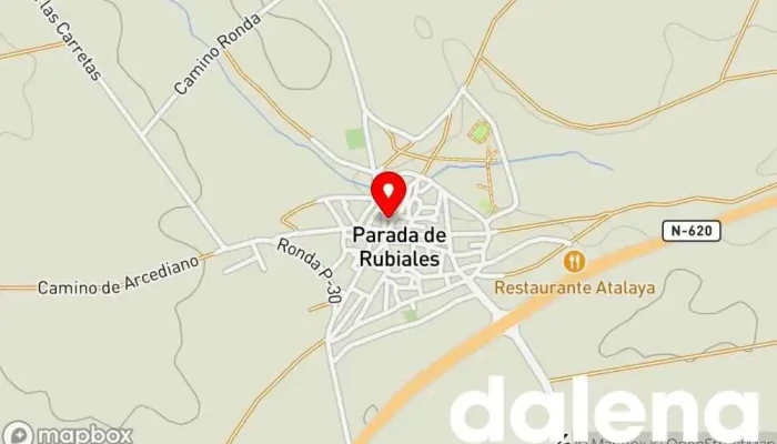 mapa de Parada de Rubiales  en Parada de Rubiales