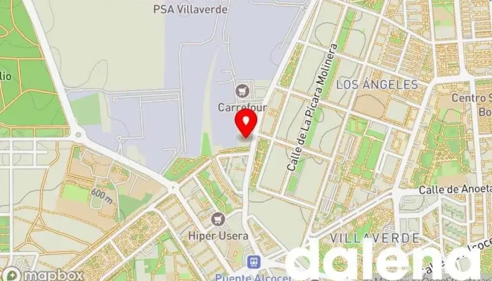 mapa de paseo de las acacias 24 Supermercado en Madrid