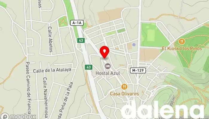 mapa de Pica & Pica Tienda de alimentación en El Molar