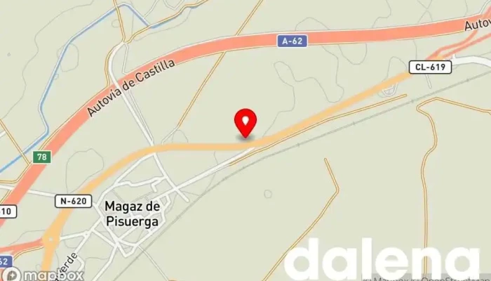 mapa de Precocinados y Embutidos El Cristo s.l. Tienda de alimentación en Magaz de Pisuerga