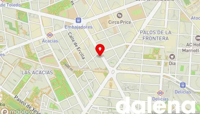 mapa de PrimaPrix Madrid Embajadores Supermercado, Tienda de alimentación, Tienda de descuento, Supermercado de descuentos, Tienda general, Hipermercado, Mercado, Outlet, Comercio en Madrid