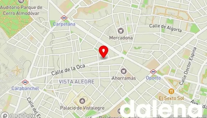 mapa de PrimaPrix Vista Alegre Oca Supermercado, Tienda de alimentación, Tienda de descuento, Supermercado de descuentos, Tienda general, Hipermercado, Mercado, Outlet, Comercio en Madrid