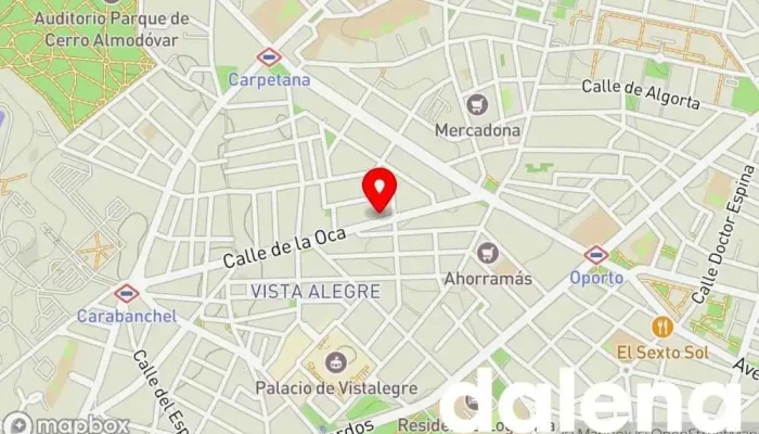 mapa de RAYO supermercados 24H Supermercado en Madrid