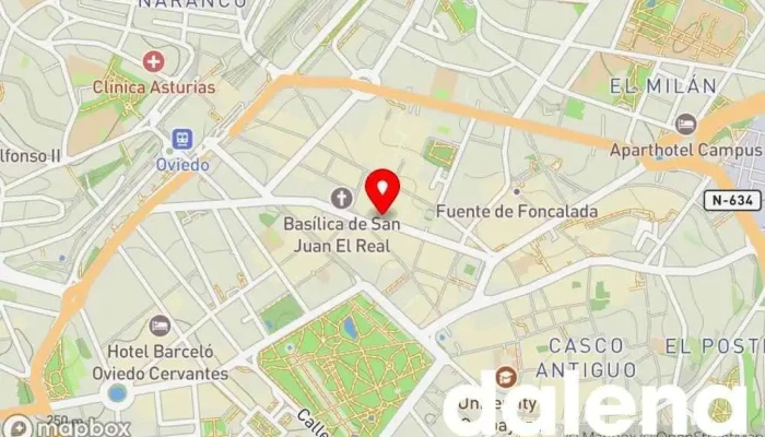mapa de Rincón Muñoz Tienda de delicatessen en Oviedo
