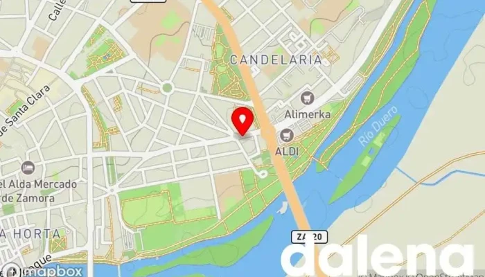 mapa de Rosa Tienda de alimentación en Zamora