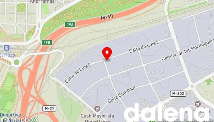 mapa de Sadulfri Tienda de frutos secos, Tienda de golosinas, Supermercado en Madrid