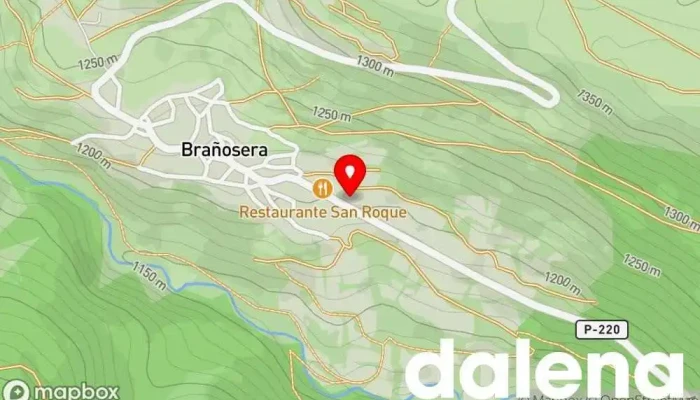 mapa de San Roque Restaurante Restaurante en Brañosera