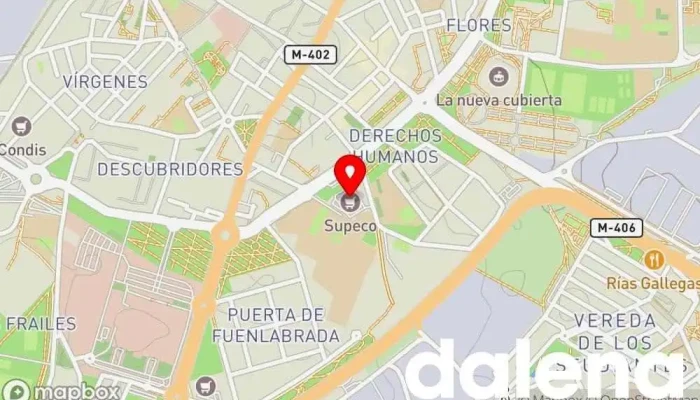 mapa de Supeco Supermercado en Leganés