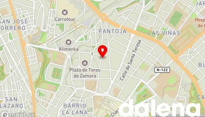 mapa de Súper Agropal Supermercado en Zamora