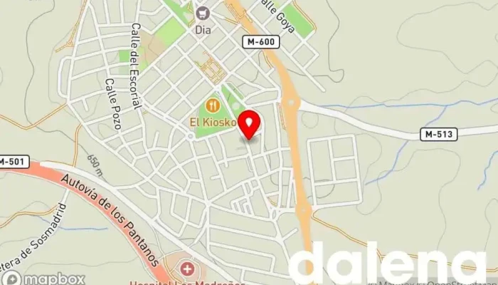 mapa de Super Bazar Supermercado chino en Brunete