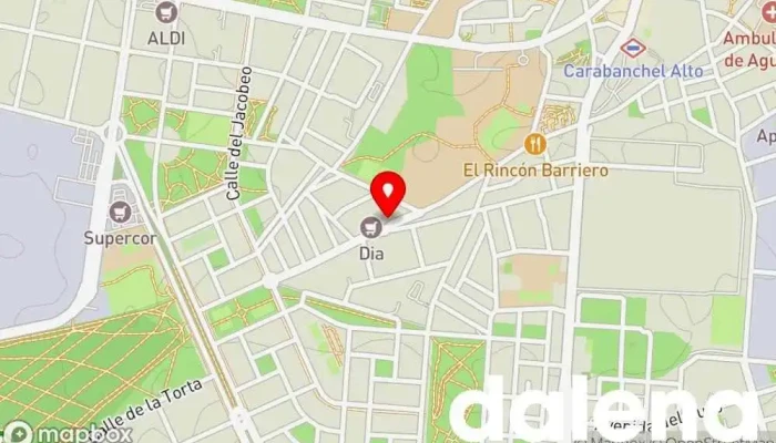 mapa de Super Carabanchel Alto Supermercado, Tienda general en Madrid